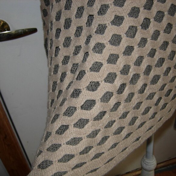 Max Edition (?) Poncho With Fringe - Picture 3 of 4